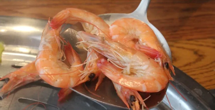 蒸对虾细节图
