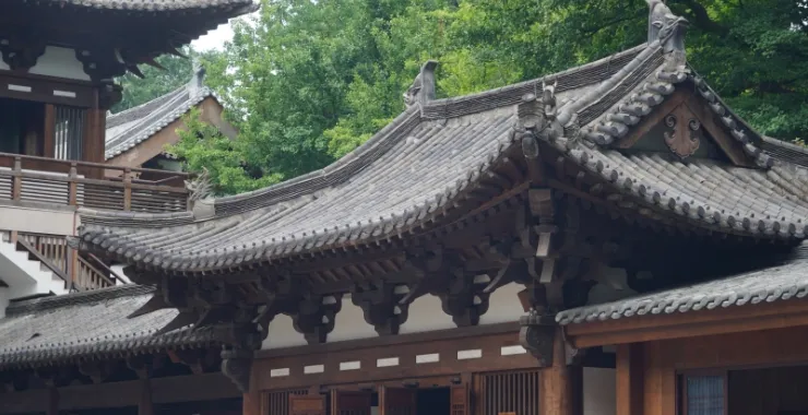 杭州径山寺建筑寺庙