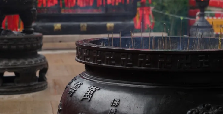 杭州径山寺烧香