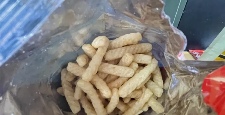 虾条美食零食小吃