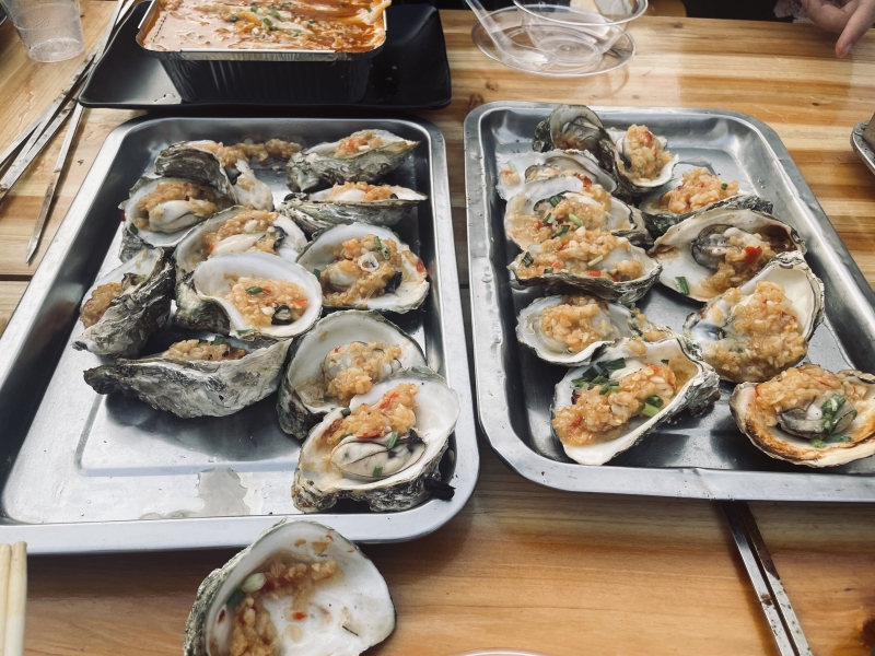 烧烤烤生蚝夜宵宵夜大牌档