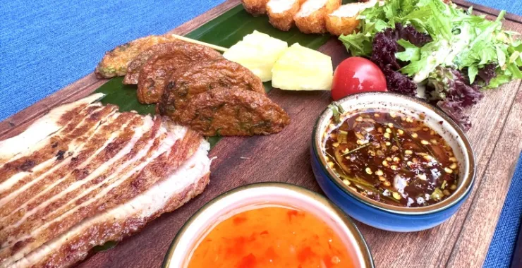 网红美食烤肉辣椒酱