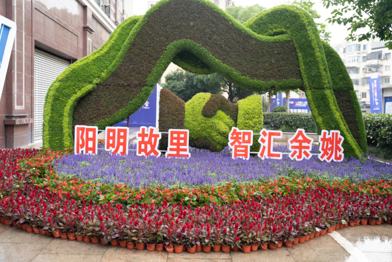 2023第八届中国机器人峰会智能经济人才峰会花卉布展