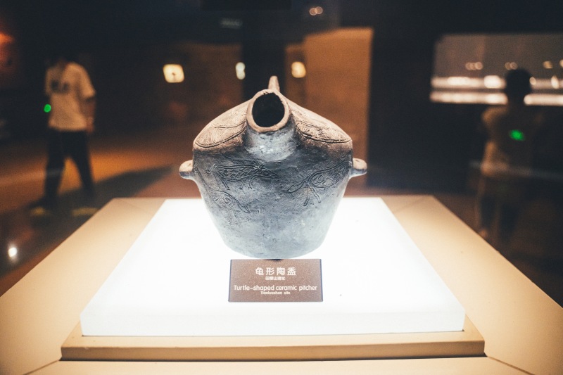 余姚博物馆展品文物龟形陶盉