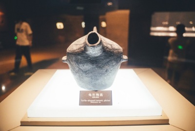 余姚博物馆展品文物龟形陶盉
